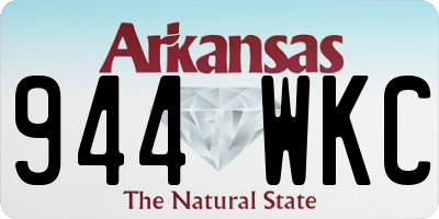 AR license plate 944WKC