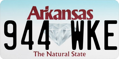 AR license plate 944WKE