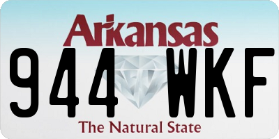 AR license plate 944WKF