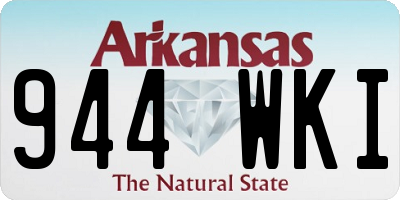 AR license plate 944WKI