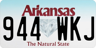 AR license plate 944WKJ
