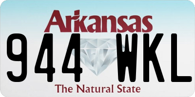 AR license plate 944WKL
