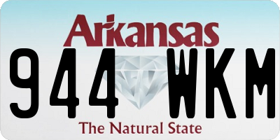 AR license plate 944WKM
