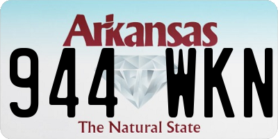 AR license plate 944WKN