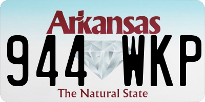 AR license plate 944WKP
