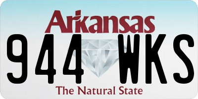 AR license plate 944WKS