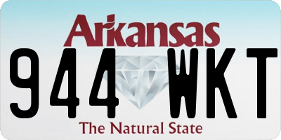 AR license plate 944WKT