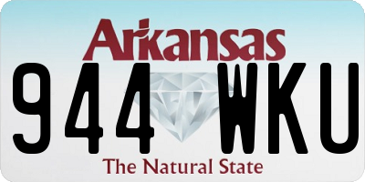 AR license plate 944WKU