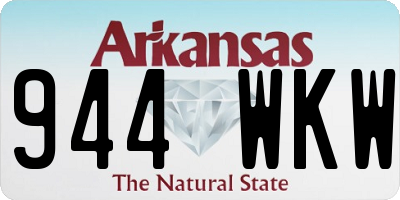 AR license plate 944WKW