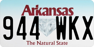 AR license plate 944WKX
