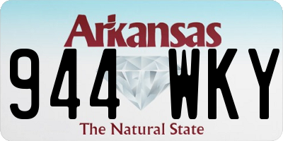 AR license plate 944WKY