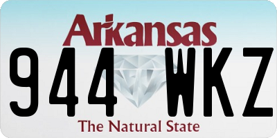 AR license plate 944WKZ
