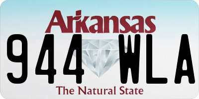 AR license plate 944WLA