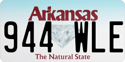 AR license plate 944WLE