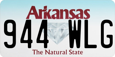 AR license plate 944WLG