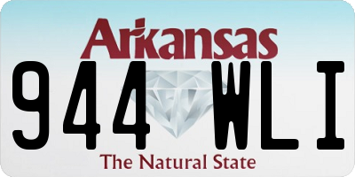 AR license plate 944WLI