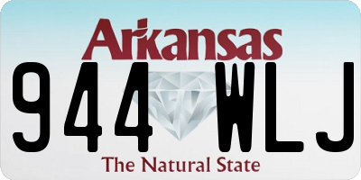 AR license plate 944WLJ