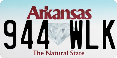 AR license plate 944WLK