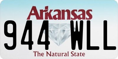 AR license plate 944WLL