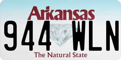 AR license plate 944WLN