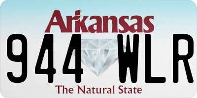 AR license plate 944WLR