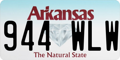 AR license plate 944WLW