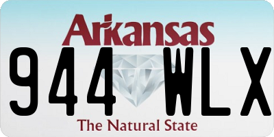 AR license plate 944WLX