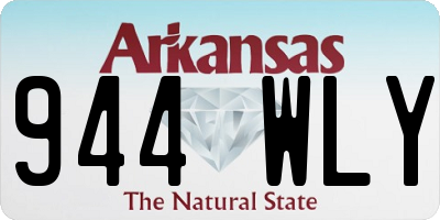 AR license plate 944WLY
