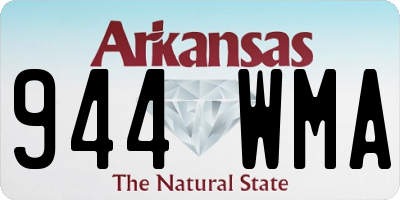 AR license plate 944WMA