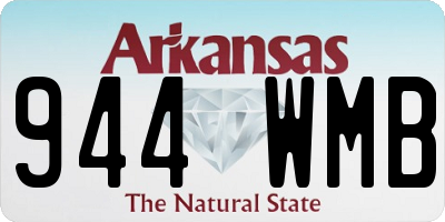 AR license plate 944WMB