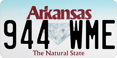 AR license plate 944WME