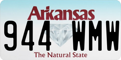 AR license plate 944WMW