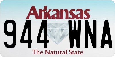 AR license plate 944WNA