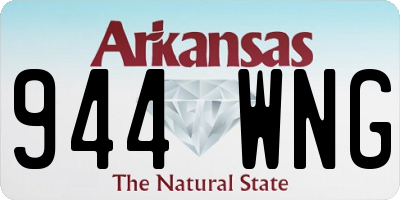 AR license plate 944WNG