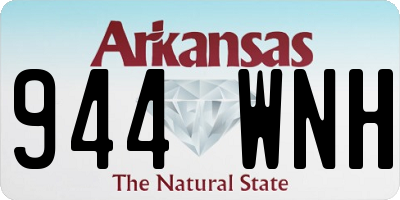 AR license plate 944WNH