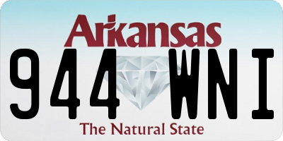 AR license plate 944WNI