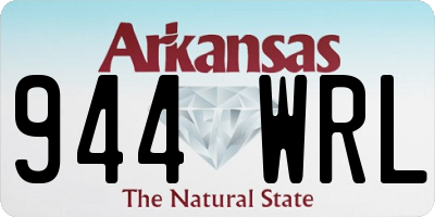 AR license plate 944WRL