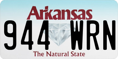 AR license plate 944WRN