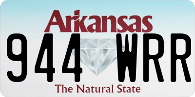 AR license plate 944WRR