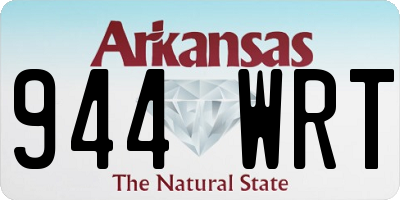 AR license plate 944WRT
