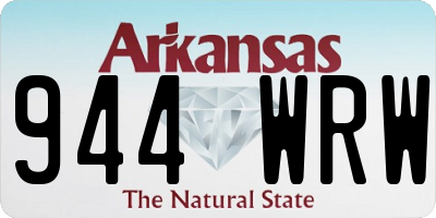 AR license plate 944WRW