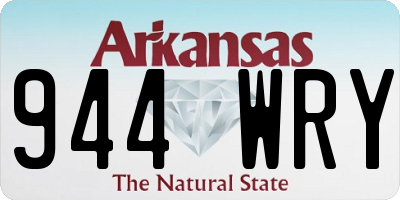 AR license plate 944WRY