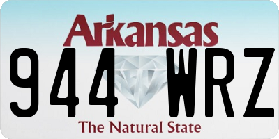AR license plate 944WRZ