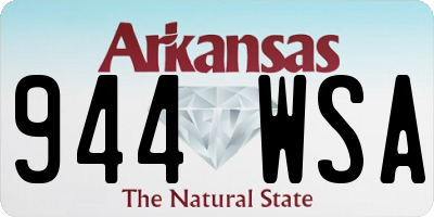 AR license plate 944WSA