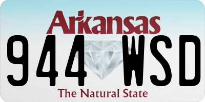 AR license plate 944WSD