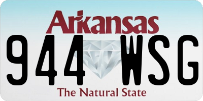 AR license plate 944WSG