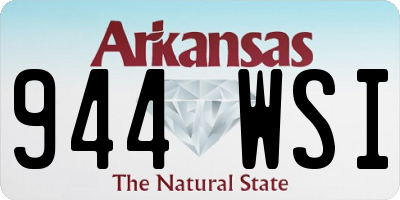 AR license plate 944WSI