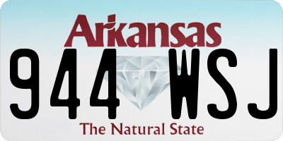 AR license plate 944WSJ