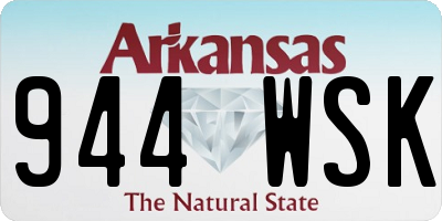 AR license plate 944WSK