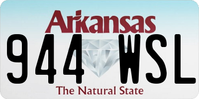 AR license plate 944WSL